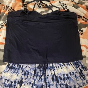Linea Donatella Navy Blue Garment Pj set
